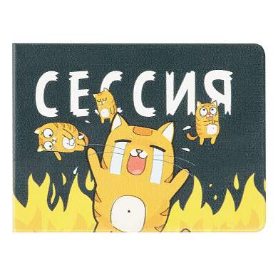 Обложка для студенческого билета, пропуска, удостоверения OfficeSpace "Сессия", ПВХ, фотопечать (арт. 357052)