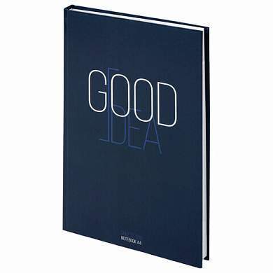 Блокнот БОЛЬШОЙ ФОРМАТ (205х290 мм) А4, 128 л., твердый, клетка, STAFF, "Good Idea", 114406 (арт. 114406)