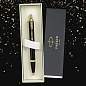 Ручка шариковая PARKER "IM Core Black Lacquer GT", ежедневник А5 черный, пакет, 880899 (арт. 880899)