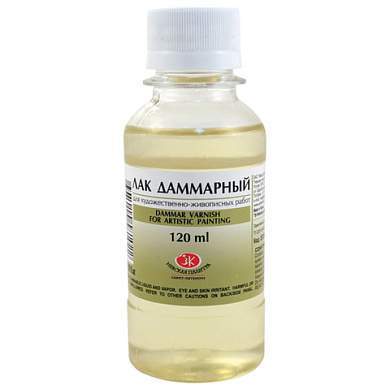 Лак даммарный, баночка 120 мл, 2533905 (арт. 190965)
