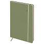 Записная книжка А5 96л. ЛАЙТ, кожзам, Greenwich Line "Classic. Green", с резинкой, блок без линовки (арт. 358027)