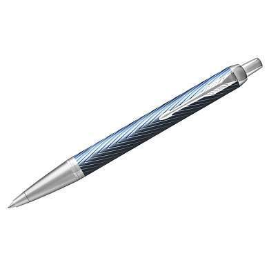 Ручка шариковая Parker "IM Premium Blue Grey CT" синяя, 1,0мм, подарочная упаковка (арт. 323753)