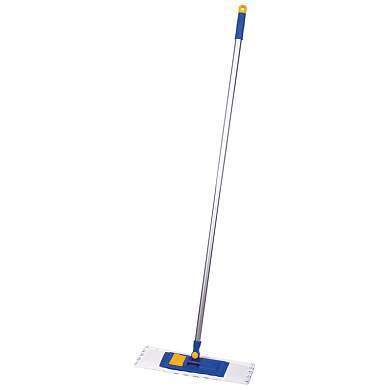 Швабра OfficeClean Professional, пласт. держатель 40см, насадка МОП микрофибра/абразив(карман) (арт. 266756)