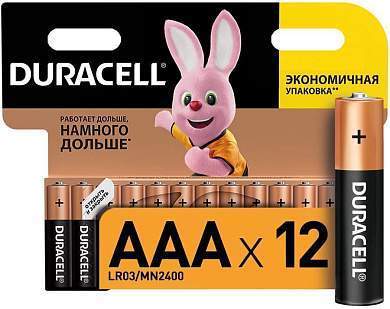 Элемент питания Duracell Lr03/286 Bl12 (арт. 327073)
