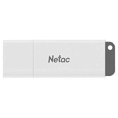 Флеш-диск 128 GB NETAC U185, USB 2.0, белый, NT03U185N-128G-20WH (арт. 513705)