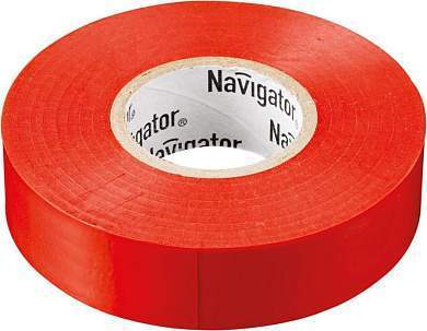 Изолента ПВХ 15/20 Navigator красная (10!) 71104 (арт. 234014)
