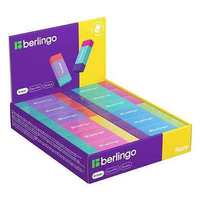 Ластик Berlingo "Raze", прямоугольный, Eco-Pvc, 48*18*10мм (арт. 383227)