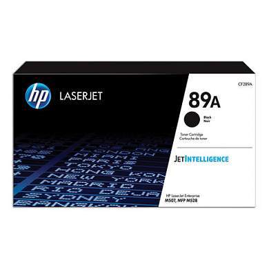 Картридж лазерный HP (CF289A) LaserJet Enterprise M507dn/x/528dn и др, №89A, оригинальный, ресурс 5000 страниц (арт. 363296)