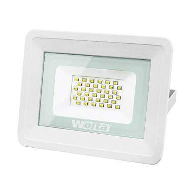 Wolta светодиодн. прожектор 30W(2500Lm) SMD 5500K 6K IP65 180x32x172мм метал/пласт белый WFL-30W/06W (арт. 681509)