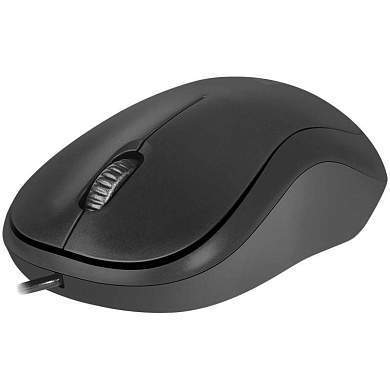 Мышь Defender Patch MS-759, USB, черный, 2btn+Roll (арт. 290595)
