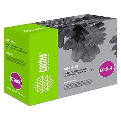 Картридж лазерный CACTUS (CS-D205L) для SAMSUNG ML-3310ND/3710D/3710ND, ресурс 5000 стр. (арт. 361783)