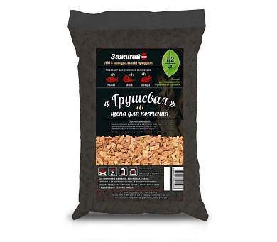 Щепа для копчения Груша 1,2л (300гр) пакет Зажигай (арт. 727883)