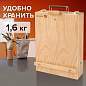 Этюдник-мольберт из бука настольный с ящиком, 27х37х67 см, высота холста до 53 см, BRAUBERG ART, 192251 (арт. 192251)