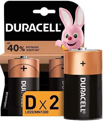 Элемент питания Duracell LR20/373 BL2 (арт. 15564)