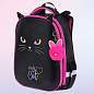 Ранец BRAUBERG SHINY, 2 отделения, с брелоком, "Glad to be cat", 38х28х14 см, 271382 (арт. 271382)