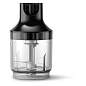 Блендер погружной PHILIPS HR2543/90, 700 Вт, 2 скорости, 3 насадки, стакан, черный (арт. 456934)