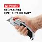 Нож универсальный мощный BRAUBERG "Professional", 6 лезвий в комплекте, фиксатор, металл, 235404 (арт. 235404)
