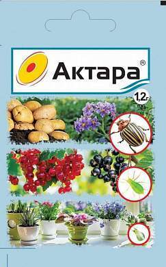 Актара 1,2гр. (защита от колорад. жука, тли, белокрылки) тиаметоксам Ваше Хозяйство (арт. 782693)