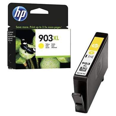 Картридж струйный HP (T6M11AE) OfficeJet 6950/6960/6970, №903XL, желтый, увеличенный ресурс 825 стр., оригинальный (арт. 362338)
