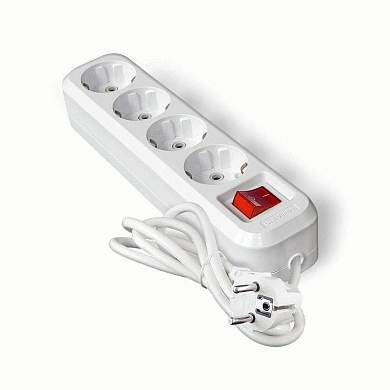 Universal Сет. Удл. Пвс 3Х1 4 Роз. 2 М 16А Земля, Выкл. (Корпус Abs) S-304 4419 (арт. 240801)
