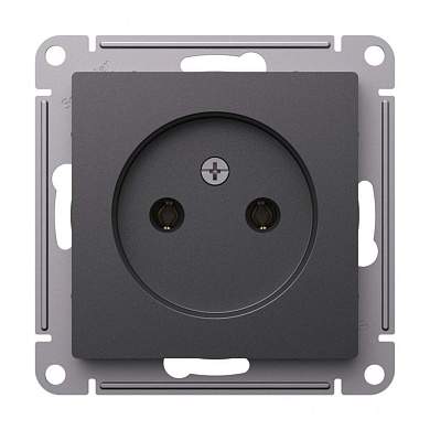 Systeme Electric AtlasDesign мех. роз. СУ 1 мест. 16А, БАЗАЛЬТ ATN001441 (5!) (арт. 859726)