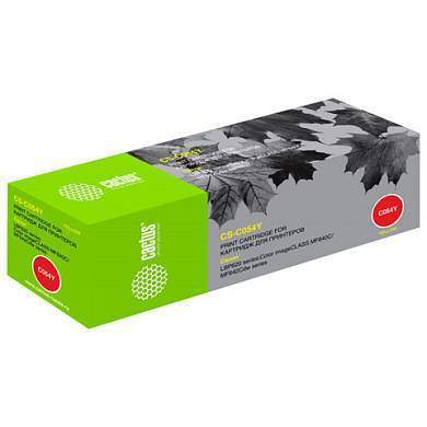 Картридж лазерный CACTUS (CS-C054Y) для Canon LBP 621/623, MF 641/643/645, желтый, ресурс 1200 страниц (арт. 363772)