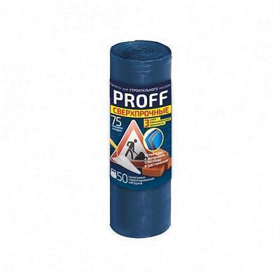 Мешки для мусора (пакеты) PROFF СТРОЙКА 120л/5шт, 75мк, сверхпрочные, 101-521 GRIFON (арт. 784623)