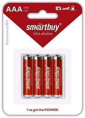 Элемент питания Smartbuy Lr03/286 Bl4 Sbba-3A04B (арт. 526592)