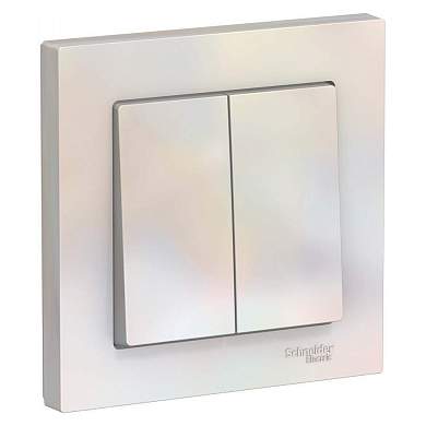 Schneider Atlasdesign Выкл. Су 2 Кл. Жемчуг (Пласт. Осн.) Atn000452 (арт. 662510)
