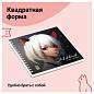 Скетчбук 60л., 150*150 MESHU "Neko", на гребне, выб. лак, soft-touch, 120г/м2 (арт. 357279)