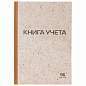 Книга учета 96 л., клетка, твердая, крафт, типографский блок, А4 (200х290 мм), STAFF, 126500 (арт. 126500)