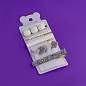 Заколки для волос MESHU, серебристые, 5шт., европодвес (арт. 369240)