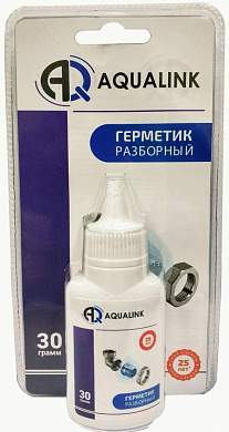 "AQUALINK Анаэробный клей-герметик ""Разборный"", 30 г, блистер, 2931 (арт. 741920)"