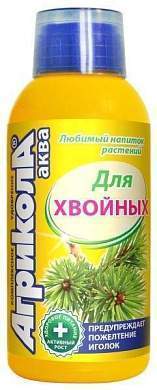 АГРИКОЛА Аква 250мл. (для хвойных) предупреждает пожелтение иголок, удобрение, флакон 04-126 (арт. 562479)