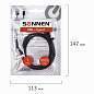Кабель USB 2.0-Type-C, 1 м, SONNEN, медь, для передачи данных и зарядки, черный, 513117 (арт. 513117)