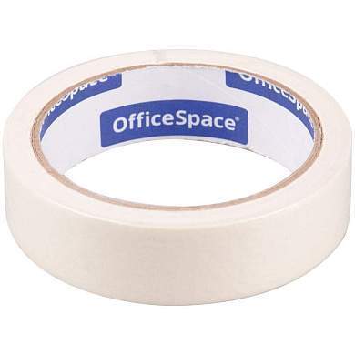 Клейкая лента малярная OfficeSpace, 25мм*25м, ШК (арт. 255782)