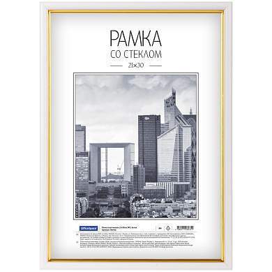 Рамка пластиковая 21*30см, OfficeSpace, №5, белая (арт. 296456)