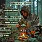 Дождевик-плащ цвета хаки на молнии многоразовый с ПВХ-покрытием, размер 52-54 (XL), рост 170-176, ГРАНДМАСТЕР, 610847 (арт. 610847)
