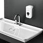 Дозатор для мыла-пены ULTRA LAIMA PROFESSIONAL, НАЛИВНОЙ, 0,5 л, белый, ABS-пластик, 606830 (арт. 606830)