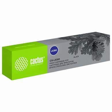 Картридж матричный CACTUS (CS-LX350) для Epson LX350/LQ350/ERC19/VP80K, черный (арт. 364168)