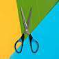 Ножницы BRAUBERG "Office-Expert" 170 мм, сине-черные, резиновые вставки, 3-х сторонняя заточка, 231561 (арт. 231561)