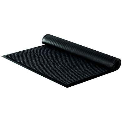 Коврик влаговпитывающий, ворсовый, ребристый OfficeClean, 60*90см, черный (арт. 285746)