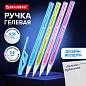 Ручка гелевая BRAUBERG "ULTRA GEL PASTEL", СИНЯЯ, стандартный наконечник 0,5 мм, линия письма 0,35 мм, 144272 (арт. 144272)