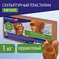 Пластилин скульптурный BRAUBERG ART CLASSIC, терракотовый, 1 кг, мягкий, 106523 (арт. 106523)