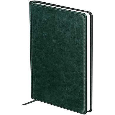 Ежедневник недатированный, А5, 160л., твердый переплет, кожзам, BG "Nebraska. Green", зеленый (арт. 369587)