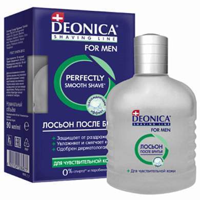 Лосьон после бритья 90 мл, DEONICA FOR MEN, для чувствительной кожи, 4600104036477N (арт. 609381)