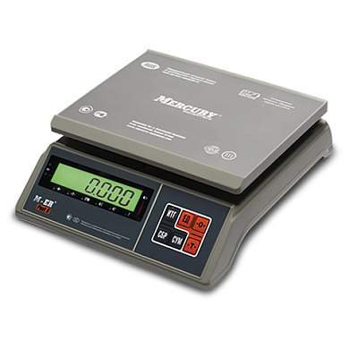 Весы фасовочные MERTECH M-ER 326AFU-3.01, LCD (0,01-3 кг), дискретность 1 г, платформа 255x205 мм, 3058 (арт. 290782)