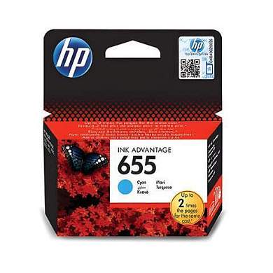 Картридж струйный HP (CZ110AE) Deskjet Ink Advantage 3525/5525/4515/4525 №655, голубой, оригинальный (арт. 361010)