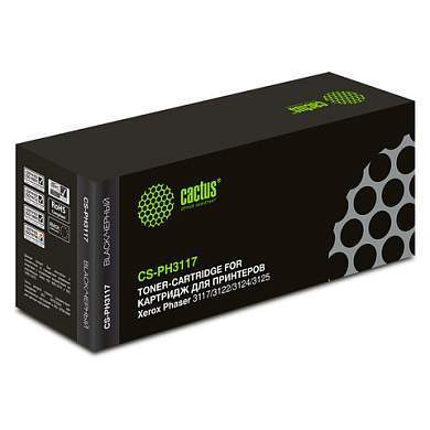 Картридж лазерный CACTUS (CS-PH3117) для XEROX Phaser3117/3122/3124/3125, ресурс 3000 стр. (арт. 361769)