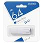 Память Smart Buy "Clue" 64GB, USB 2.0 Flash Drive, белый (арт. 376303)